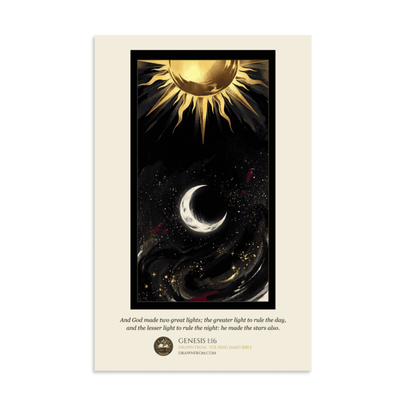 Genesis 1:16 — Enhanced Matte Paper Poster