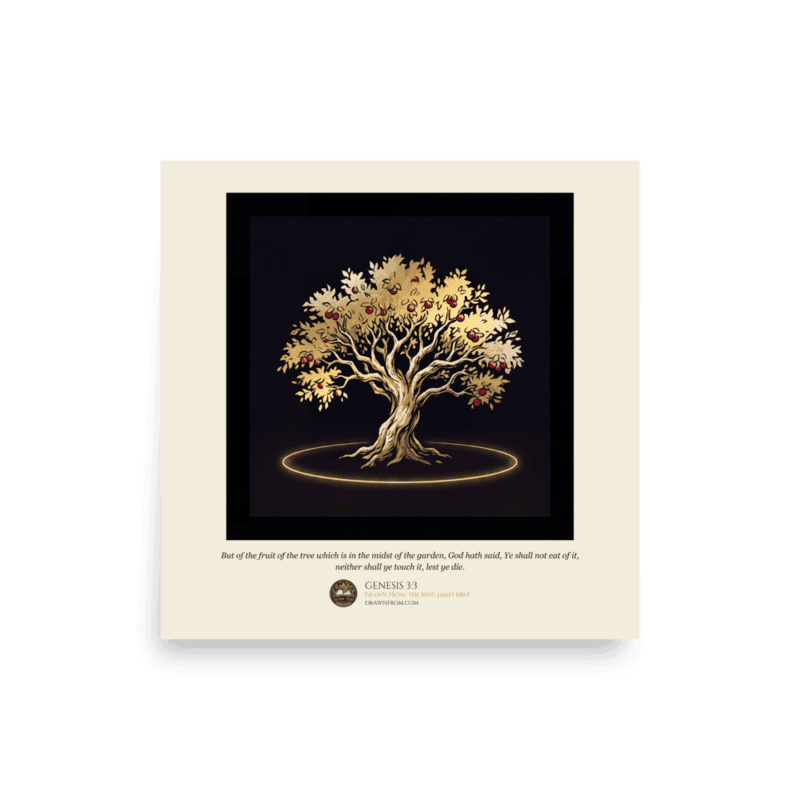 Genesis 3:3 — Enhanced Matte Paper Poster