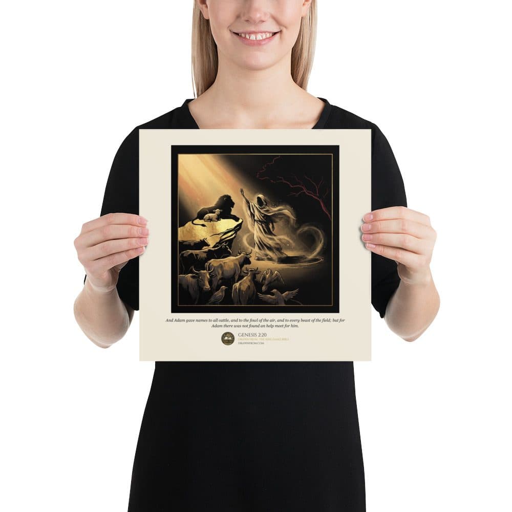 Genesis 2:20 — Enhanced Matte Paper Poster