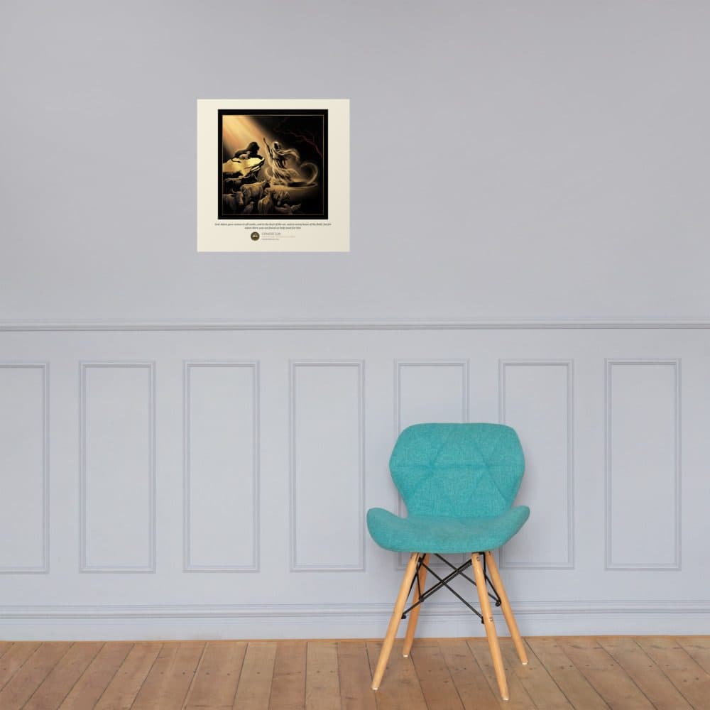 Genesis 2:20 — Enhanced Matte Paper Poster