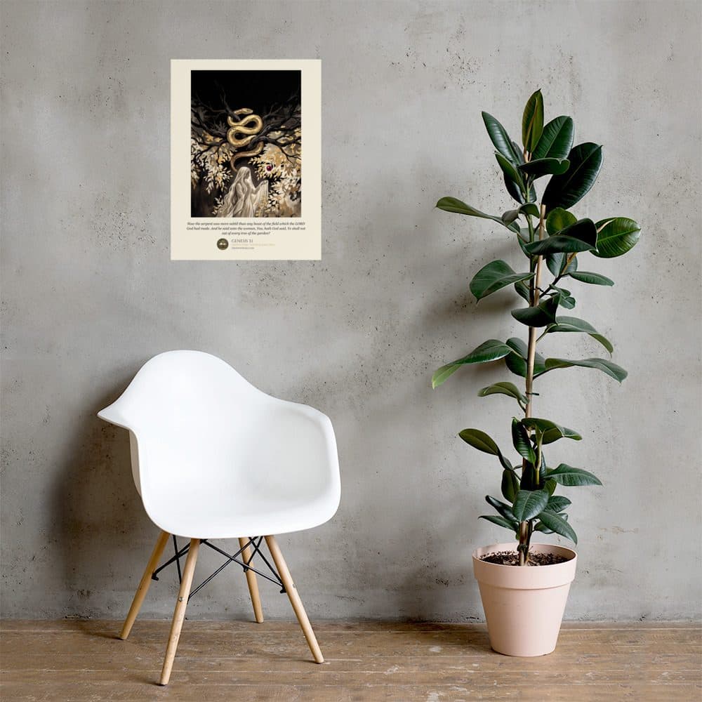 Genesis 3:1 — Enhanced Matte Paper Poster